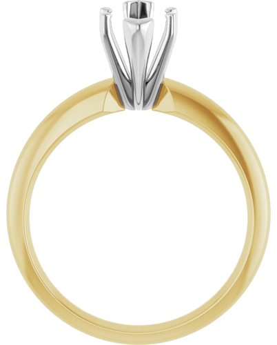 Sužadėtuvių Žiedas „V-End Solitaire“ 585 Baltojo Ir Geltonojo Aukso Marquise 11mm x 5.3mm (2)