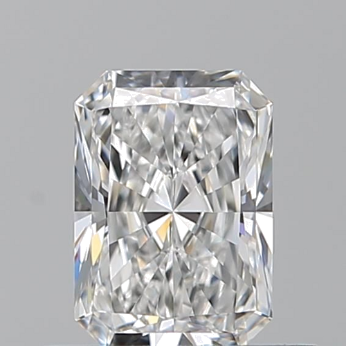 0.61 carat F-VVS2 Natūralus Radiant Deimantas (1)