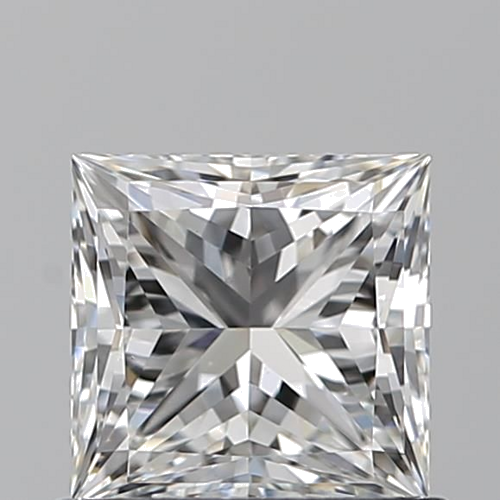 0.91 carat F-VS2 Natūralus Princess Deimantas (1)