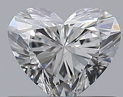 0.53 carat F-VS2 Natūralus Heart Deimantas (1)