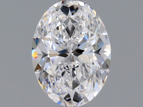0.9 carat D-VVS2 Natūralus Oval Deimantas (1)