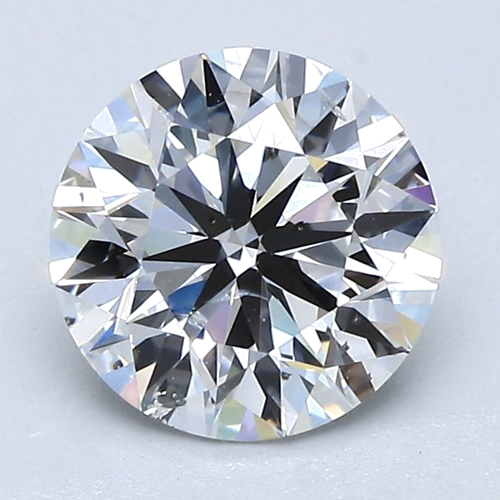 1.78 carat E-SI2 Very Good cut Natūralus Round Deimantas (1)