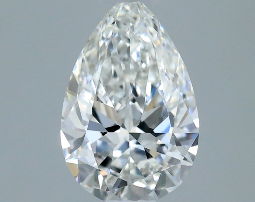 0.4 carat E-VVS2 Natūralus Pear Deimantas (1)