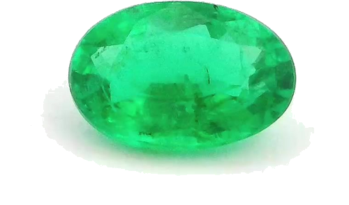 0.41 carat GREEN Oval Smaragdas (1)