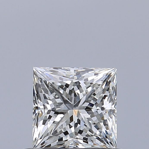 0.54 carat F-VVS1 Natūralus Princess Deimantas (1)