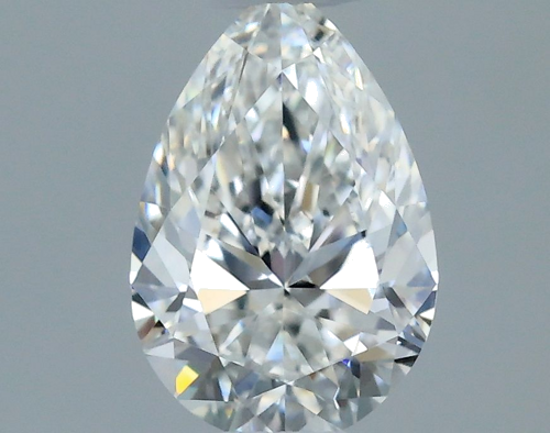 0.3 carat F-VS1 Natūralus Pear Deimantas (1)