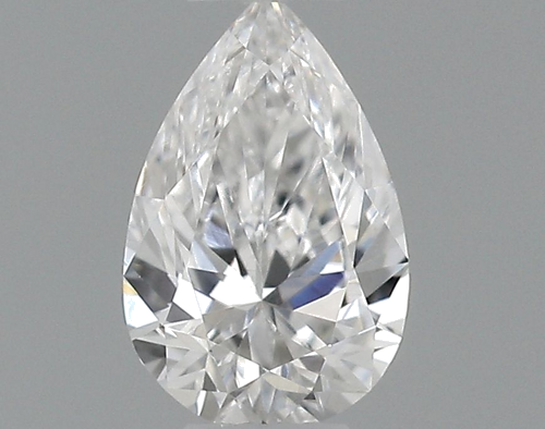 0.23 carat D-VVS2 Natūralus Pear Deimantas (1)