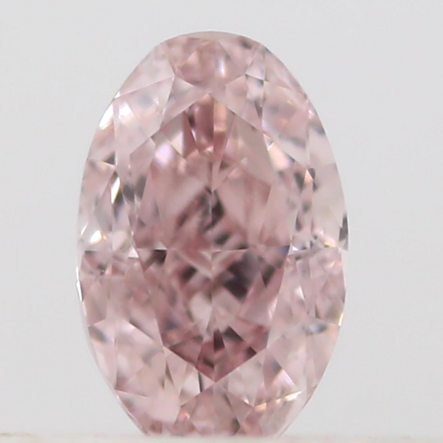 0.16 carat Fancy Orangey Pink-VS2 Natūralus Oval Deimantas (1)