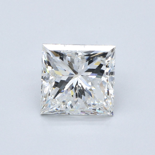 4.01 carat F-SI1 Natūralus Princess Deimantas (1)