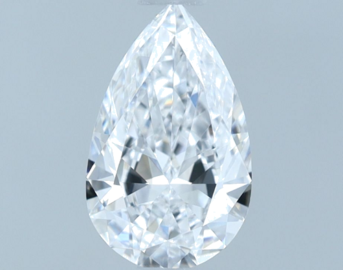 0.6 carat D-VS2 Natūralus Pear Deimantas (1)