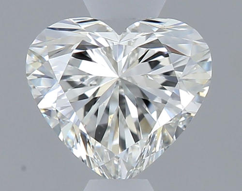 0.5 carat H-SI1 Natūralus Heart Deimantas (1)