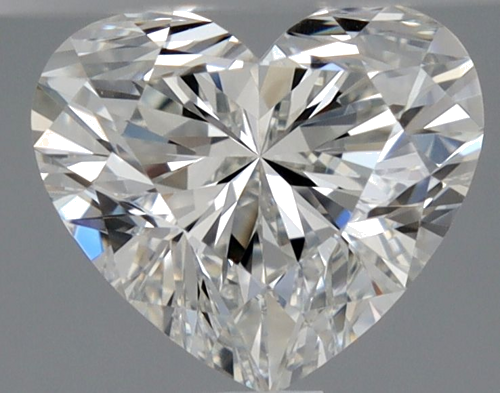 1.01 carat H-VVS2 Natūralus Heart Deimantas (1)