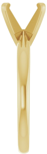Sužadėtuvių Žiedas „Solitaire“ 14k yellow gold Round 8mm (4)