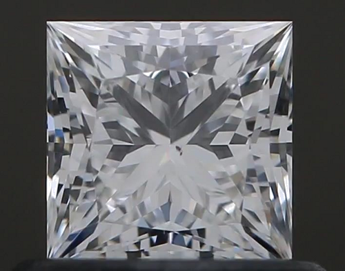 0.6 carat F-VS2 Natūralus Princess Deimantas (1)