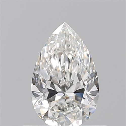0.51 carat G-IF Natūralus Pear Deimantas (1)