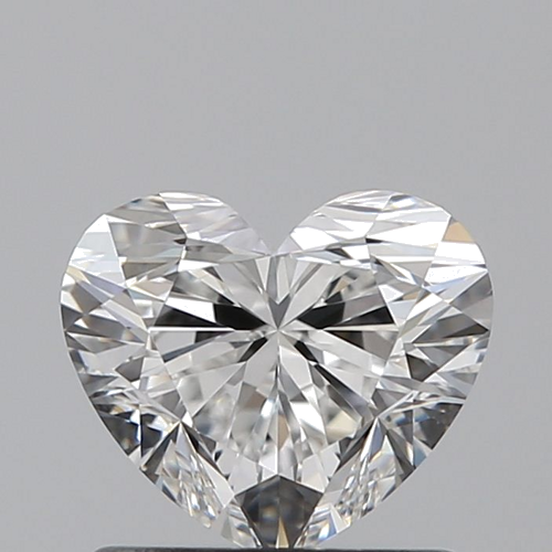 0.9 carat F-VS1 Natūralus Heart Deimantas (1)