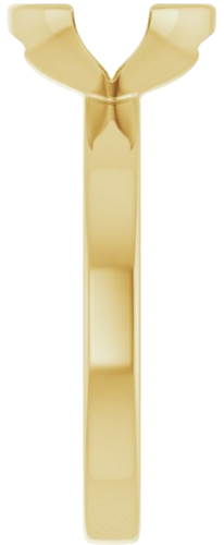 Sužadėtuvių Žiedas „Half-Bezel Solitaire“ 14k yellow gold Oval 10mm x 8mm (4)