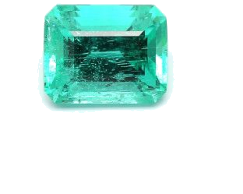 0.89 carat GREEN STEP cut Octagonal Smaragdas (1)