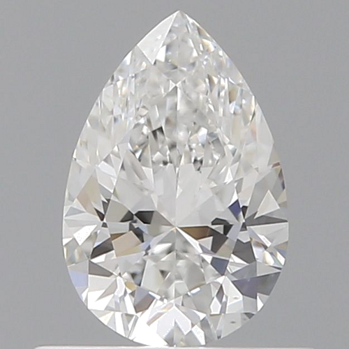 0.5 carat E-SI1 Natūralus Pear Deimantas (1)