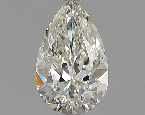 0.56 carat J-SI2 Natūralus Pear Deimantas (1)