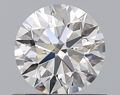 0.53 carat G-SI2 Excellent cut Natūralus Round Deimantas (1)