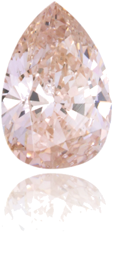 0.47 carat Fancy Pink-SI2 Natūralus Pear Deimantas (1)
