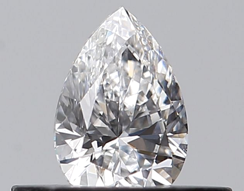 0.3 carat D-VVS1 Natūralus Pear Deimantas (1)