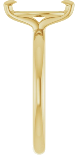 14K Yellow  10x5 mm Marquise Solitaire Engagement Ring Mounting (4)