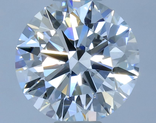 0.5 carat F-VVS2 Excellent cut Natūralus Round Deimantas (1)