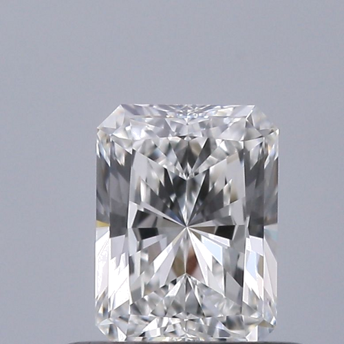0.51 carat F-VVS1 Natūralus Radiant Deimantas (1)