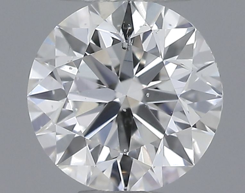 0.5 carat F-SI1 Very Good cut Natūralus Round Deimantas (1)
