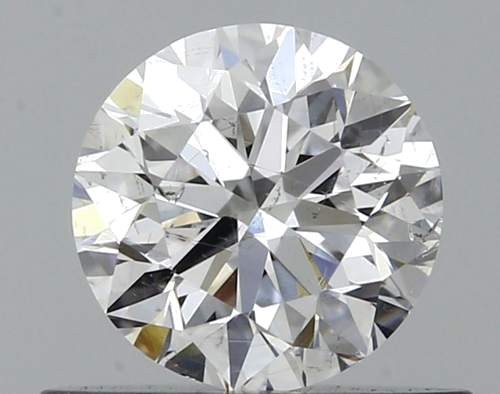 0.5 carat D-SI2 Very Good cut Natūralus Round Deimantas (1)