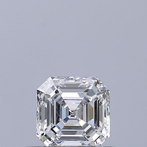 0.32 carat D-IF Natūralus Asscher Deimantas (1)