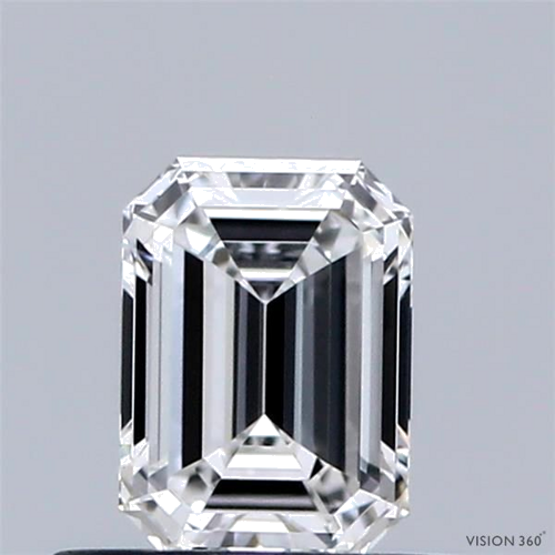 0.5 carat F-VVS2 Natūralus Emerald Deimantas (1)