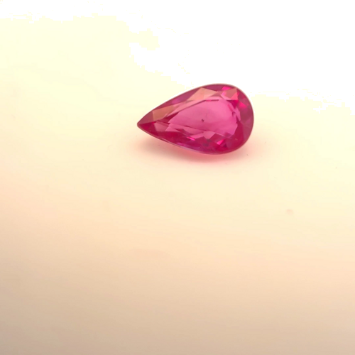 0.54 carat PINK Pear Rubinas (1)