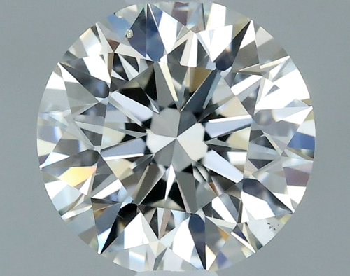 0.64 carat H-SI1 Excellent cut Natūralus Round Deimantas (1)