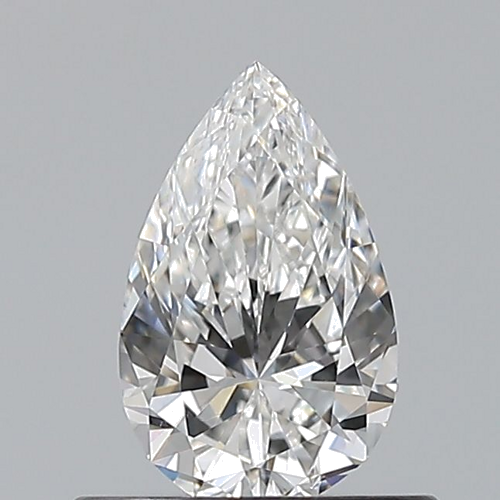 0.5 carat F-VS2 Natūralus Pear Deimantas (1)