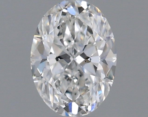0.3 carat F-SI1 Natūralus Oval Deimantas (1)