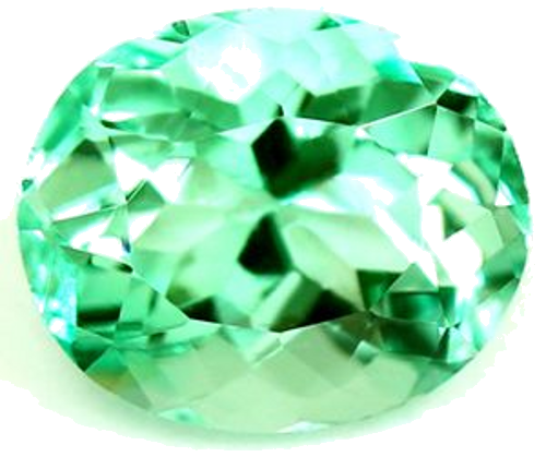 0.58 carat GREEN Oval Smaragdas (1)