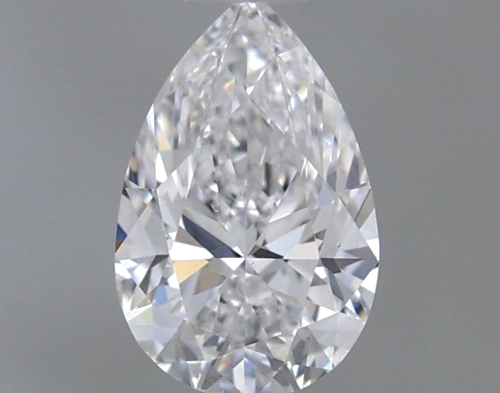 0.39 carat D-VVS2 Natūralus Pear Deimantas (1)
