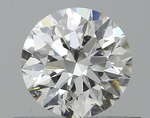 0.5 carat F-SI2 Very Good cut Natūralus Round Deimantas (1)