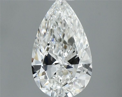0.35 carat G-VVS2 Natūralus Pear Deimantas (1)