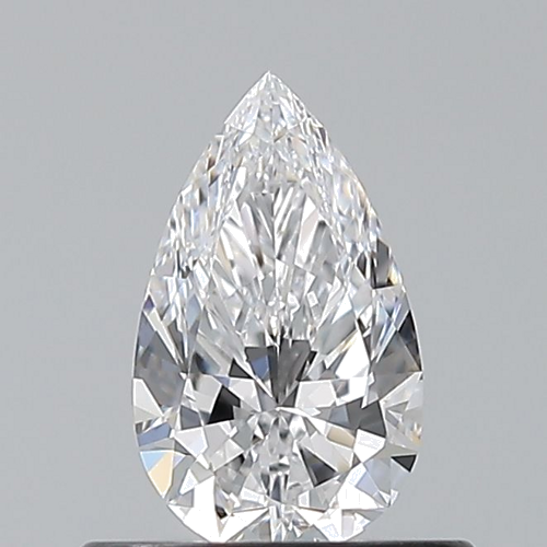 0.5 carat D-VVS1 Natūralus Pear Deimantas (1)
