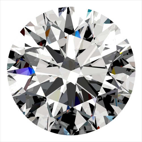 0.32 carat H-VVS1 Excellent cut Natūralus Round Deimantas (1)