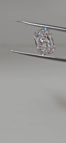 3.03 carat E-SI1 Natūralus Radiant Deimantas (1)