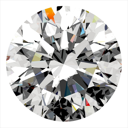 0.33 carat H-VS2 Excellent cut Natūralus Round Deimantas (1)
