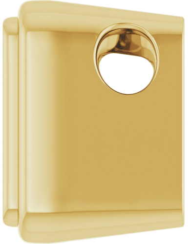 Pakabukas „Bezel-Set Solitaire“ 10k yellow gold Square 8mm (3)