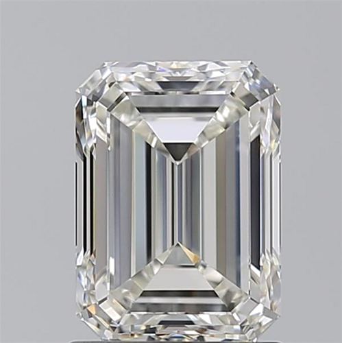 1.7 carat I-VVS2 Natūralus Emerald Deimantas (1)