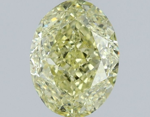 1.0 carat Fancy Intense Yellow-VS1 Natūralus Oval Deimantas (1)