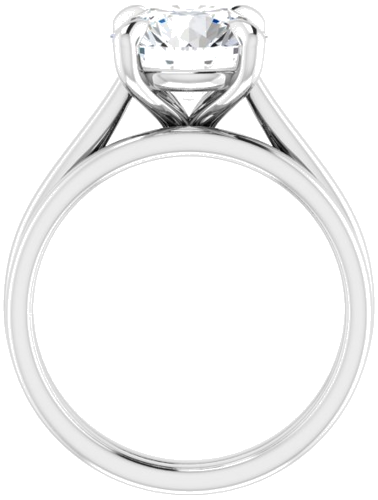 Sužadėtuvių Žiedas „Claw-Prong Solitaire“ 950 Platinos Round 8.8mm (7)